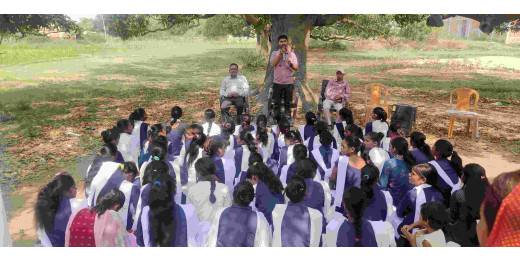 कस्तूरबा गांधी बालिका विद्यालय में बाल विवाह रोकथाम को लेकर जागरूकता कार्यक्रम